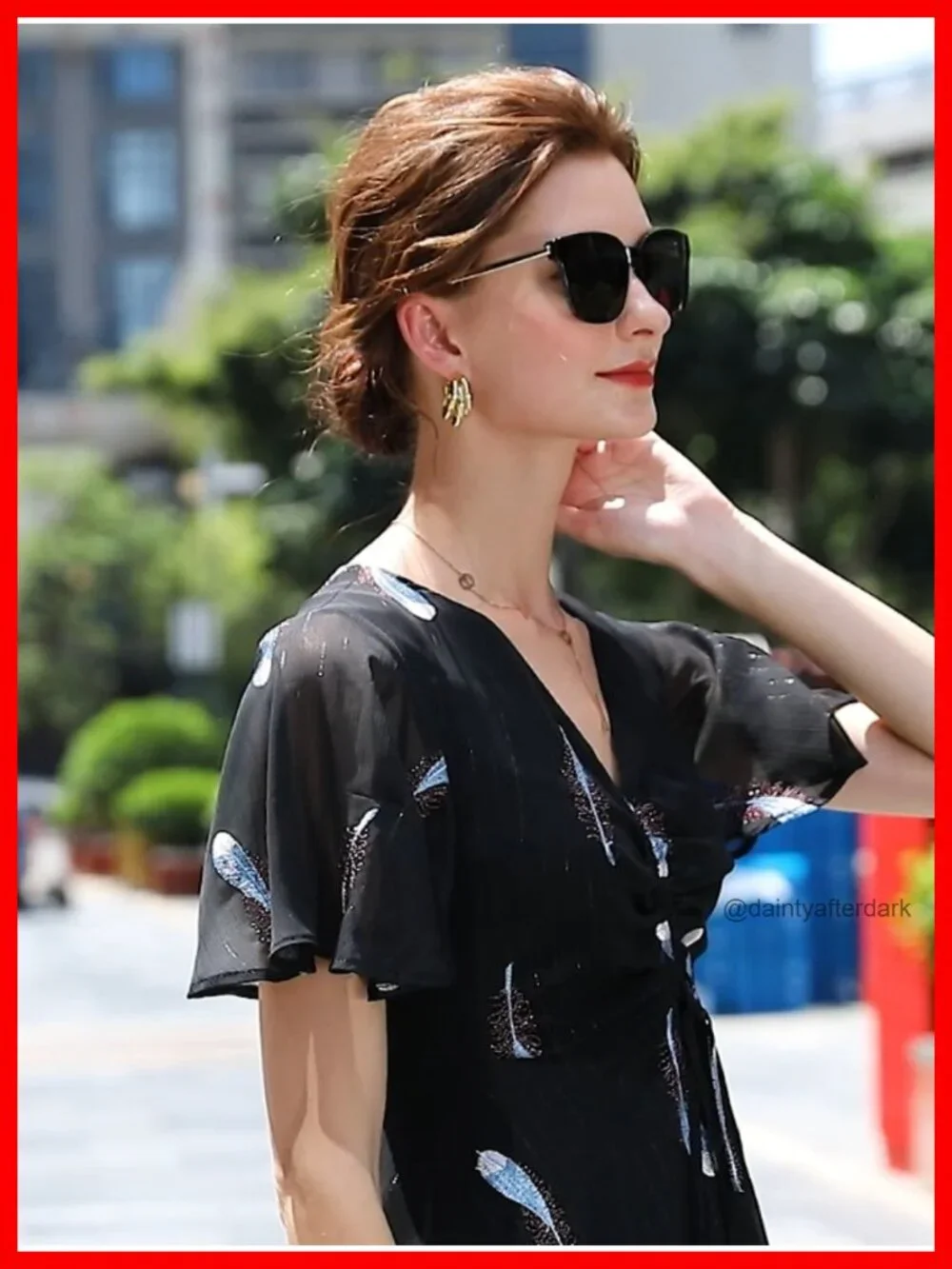 Oversized Square Sunglasses Unisex UV400 Protection Mirrored Lens